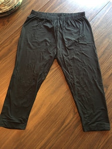 Crop black leggings plus size 10-20