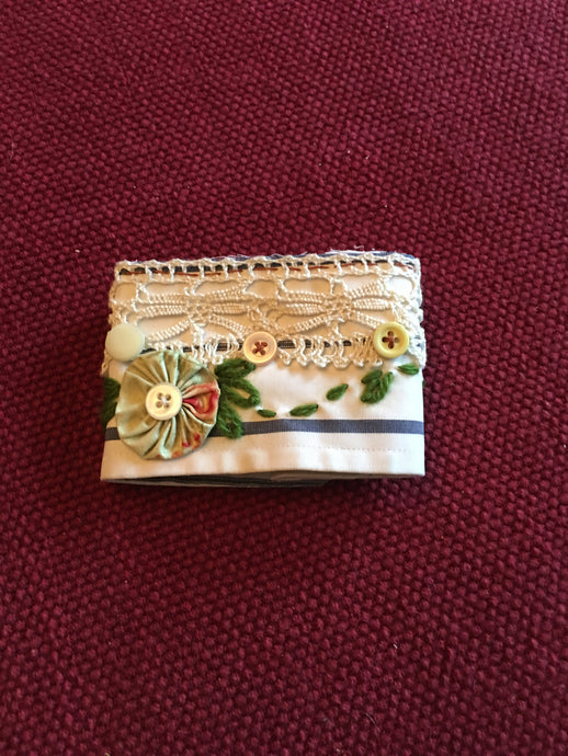 One of a kind refurbished vintage wristlet