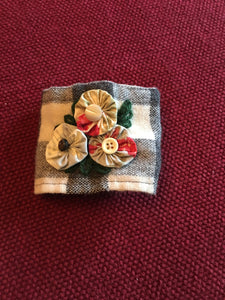 One of a kind refurbished wristlet