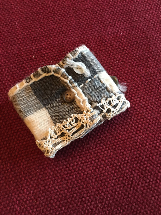 Refurbished one of a kind wristlet