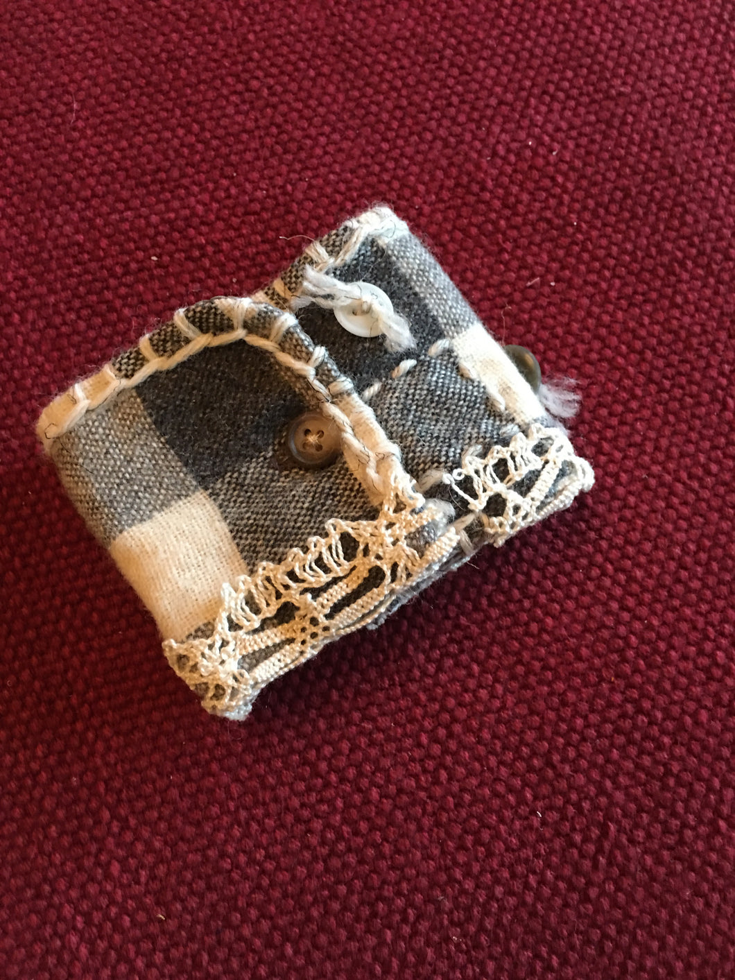 Refurbished one of a kind wristlet
