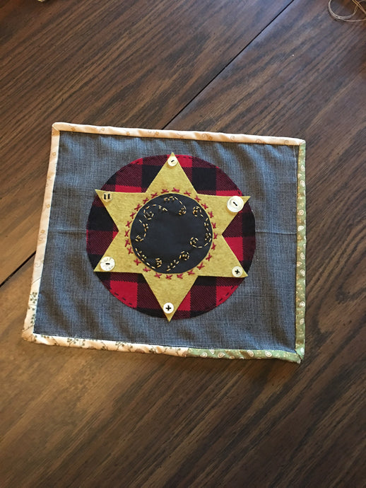Eclectic Star candle mat